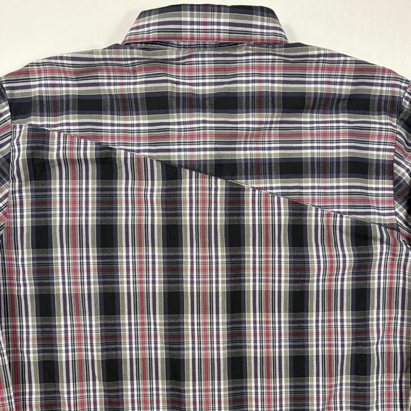 Volcom Men's Classic Fit Weirdoh Plaid II Long Sleeve Button Up Shirt | Size M - Picture 7 of 12